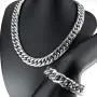 Ahappy- N392 B255 hip hop mens necklace + bracelet jewelry polishing 316L stainless steel Ahappy- N392 B255 hip hop mens necklace + bracelet jewelry polishing 316L stainless steel