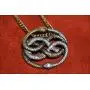 Neverending Story Auryn Pendant - Gold and Silver Tone (Atreyus Pendant)
