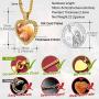 FaithHeart Custom Photo Necklace Personalized Picture Necklaces for Women Men Round/Heart Pendant Necklaces Hip Hop Jewelry