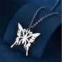 Punk Butterfly Pendant Necklace Hook Earrings Set Stainless Steel Chain Heart Necklace Dangle Earrings for Women Girls Alternative Jewelry Cool and Cute Streetwear Accessory Jewelry Set Gift Punk Butterfly Pendant Necklace Hook Earrings Set Stainless Steel Chain Heart Necklace Dangle Earrings for Women Girls Alternative Jewelry Cool and Cute Streetwear Accessory Jewelry Set Gift
