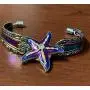 My Prime Gifts Snap Jewelry Rainbow Multicolor Magnetic Spoon Style Bracelet
