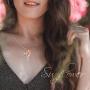 SNZM Heart Pendant Necklace for Women Sunflower Sunshine Necklace Christmas Jewelry Gift for Girls Daughter