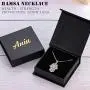 Aniu 925 Sterling Silver Necklace for Women, Hamsa Hand of Fatima Evil Eye Pendant with Cubic Zirconia, Comes with Black Jewelry Gift Box and 18 Inch Chain Aniu 925 Sterling Silver Necklace for Women, Hamsa Hand of Fatima Evil Eye Pendant with Cubic Zirconia, Comes with Black Jewelry Gift Box and 18 Inch Chain