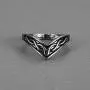 Celtic Band Ring V Shaped Chevron Braid Midi Thumb Ring Braid Wedding Engagement Ring