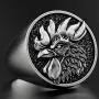 Phoenix Bird Ring for Men, Chicken Rooster Ring, Gold Plated Rings, Vintage Phoenix Signet Rings, Animal Ring Jewelry for Men Boys Phoenix Bird Ring for Men, Chicken Rooster Ring, Gold Plated Rings, Vintage Phoenix Signet Rings, Animal Ring Jewelry for Men Boys