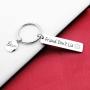 Friends Keychain Friend Dont Lie Honest Gift Friendship Gift Inspirational Keychain Engraved Gift （Friend Dont Lie KR）