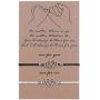 SUNSH 2Pcs Pinky Promise Heart Infinity Bracelet for Couple Women Teen Girl Boy Adjustable Black/White String with Wish Card Lover Beat Friend Family Husband Wife Boyfriend Girlfriend Friendship Gifts