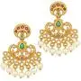 Aheli South Indian Traditional CZ Designer Necklace Earrings Bollywood Ethnic Wedding Jewelry Set for Women Girls Aheli South Indian Traditional CZ Designer Necklace Earrings Bollywood Ethnic Wedding Jewelry Set for Women Girls