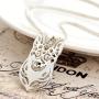 German Shepherd Dog Sterling Silver Necklace Dangle Earrings Set by Ginger Lyne Ears Down Puppy Dog Pet Pendant Box Chain Doggie Animal Paw Print Heart Jewelry for Pit Mom Women Girls Teens
