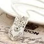 German Shepherd Dog Sterling Silver Necklace Dangle Earrings Set by Ginger Lyne Ears Down Puppy Dog Pet Pendant Box Chain Doggie Animal Paw Print Heart Jewelry for Pit Mom Women Girls Teens