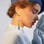 DAMLENG Funny Lightweight Resin Rainbow Chain Dangle Drop Earrings Fashion Unique Acrylic Cool Weird Transparent Color Earrings for Women Girls DAMLENG Funny Lightweight Resin Rainbow Chain Dangle Drop Earrings Fashion Unique Acrylic Cool Weird Transparent Color Earrings for Women Girls