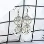 Handcrafted Steampunk Antique Look Brass-Tone Gear Earrings for Women Girls Personalized Jewelry Gifts