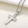 YL Mens Cross Necklace 316L Stainless Steel Jesus Ankh Pendant Rolo Chain Jewelry YL Mens Cross Necklace 316L Stainless Steel Jesus Ankh Pendant Rolo Chain Jewelry