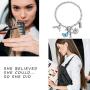Hairdresser Gift Hair Stylist Bracelet She Believed She Could so She Did Hairdresser Jewelry Hairstylist Cosmetology Graduation Gift for Her(BR-Hairdress)