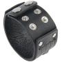 GelConnie Leather Cuff Bracelet Punk Braided Bracelets Rock Leather Wristbands Gothic Adjustable Wrap Bracelet for Men, Women