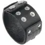 GelConnie Leather Cuff Bracelet Punk Braided Bracelets Rock Leather Wristbands Gothic Adjustable Wrap Bracelet for Men, Women