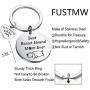 FUSTMW Basset Hound Keychain Best Basset Hound Mom Ever Gifts Dog Mom Owner Basset Hound Gifts Dog Trainer Dog Lover Jewelry Gifts