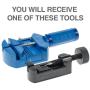 Willis Judd Blue Carbon Fiber Titanium Magnetic Bracelet Double Strength Adjusting Tool and Gift Box Included