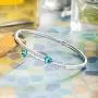 Susan Y Valentines Day Jewelry Gifts for Her, Waltz of Love Arrow Bangle Bracelet with Crystals from Austrian, Gifts for Women Girls, Jewelry Gift Box Packing, Valentine Birthday Gifts