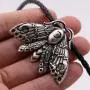 Fuqimanman2020 2pcs Death Head Moth Pendant Necklace Jewelry Goth Moth and The Moon Fuqimanman2020 2pcs Death Head Moth Pendant Necklace Jewelry Goth Moth and The Moon