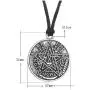 Ztuo Tetragrammaton Pentagram Pentacle Pendant Necklace Wiccan Pagan Jewelry For Women Men Ztuo Tetragrammaton Pentagram Pentacle Pendant Necklace Wiccan Pagan Jewelry For Women Men