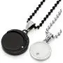 COOLSTEELANDBEYOND A Pair Couples Lovers Steel Moon and Sun Pendant Necklace with Cubic Zirconia for Man Woman Friends COOLSTEELANDBEYOND A Pair Couples Lovers Steel Moon and Sun Pendant Necklace with Cubic Zirconia for Man Woman Friends