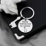 G-Ahora Llamas Keychain Easily Distracted by Llamas Alpaca Jewelry Gift for Llamas Lovers(by Llamas KR)