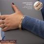 IONICO Rose - Gold Magnetic Therapy Bracelet for Women | Reliefs Arthritis, Carpal Tunnel, migraine, Pain, Blood Pressure | Strong Alternative Medicine Health Energy with Unique Healing Power