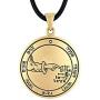 Bronze Fifth Pentacle of the Moon Talisman for Protection