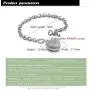 Dankadi Womens 925 Sterling Silver Bracelet Fine Jewelry Shining Heart Bracelet Solid Silver Accessories Birthday Party Gift Dankadi Womens 925 Sterling Silver Bracelet Fine Jewelry Shining Heart Bracelet Solid Silver Accessories Birthday Party Gift