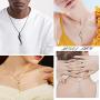 Hipunk Italian Horn Necklace/Earrings Women Men 316L Stainless Steel Lucky cornicello Talisman Pendant Earring 18k Gold/Black Gun Plated Protection Amulet Chili Pepper Jewelry