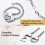 PROSTEEL Stainless Steel Bracelet/Anklet for Men Women Teens, Handcuffs Design Best Friend Bracelet, Silver/Gold/Black Tone, Hypoallergenic, Come Gift Box PROSTEEL Stainless Steel Bracelet/Anklet for Men Women Teens, Handcuffs Design Best Friend Bracelet, Silver/Gold/Black Tone, Hypoallergenic, Come Gift Box