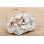 Baubelle Expandable Inspirational Stackable Charm Bracelet “Be Thankful, Brave, Happy, True, Compassionate, Strong''
