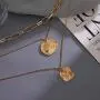 17IF Layered Necklace Punk Chunky Gold Long Chain Pearl Necklace, Lock Key Choker Pendant Butterfly Necklace Delicate Dainty Jewelry for Women Men 17IF Layered Necklace Punk Chunky Gold Long Chain Pearl Necklace, Lock Key Choker Pendant Butterfly Necklace Delicate Dainty Jewelry for Women Men