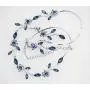 Faship Gorgeous Rhinestone Crystal Floral Necklace Earrings Set Faship Gorgeous Rhinestone Crystal Floral Necklace Earrings Set