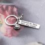 KUIYAI Powered by Pixie Dust and Coffee Keychain Funny Caffeine Keychain Coffee Lover Gift