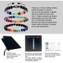 The Chakra Box - Chakra Necklace & Jewelry Complete Kit Essential Oil Lava Stone Bracelets & Gemstone Healing Crystal Necklaces l 7 Piece Complete Kit