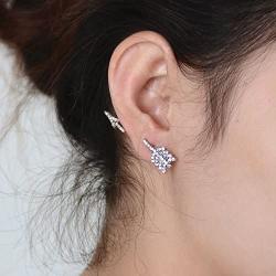 FXmimior Fashion Women Earrings Lucky Cupid ArrowDrop Dangle Earrings Jewelry (Gold)