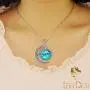 LERYDESI Dragonfly Necklace Moon Pendant Insects Jewelry Mint Green Wedding Bridesmaid Flower Girl Women Bride Friend