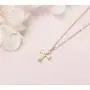 Carleen SOLID REAL 14K Yellow Gold SMALL TINY Little Cute Embossed Cross Crucifix Delicate Necklace Dainty Pendant Fine Jewelry For Women Girls, With 18'' Solid Gold Cable Chain Carleen SOLID REAL 14K Yellow Gold SMALL TINY Little Cute Embossed Cross Crucifix Delicate Necklace Dainty Pendant Fine Jewelry For Women Girls, With 18'' Solid Gold Cable Chain