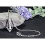 yippee Natural Crystal Quartz Pendulum Pendant Dowsing Tool,Chakra Reiki Meditation