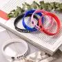PROSTEEL Medical Alert ID Bracelet Waterproof, Custom Engrave Text Available, 7.8'' Comfortable Soft Silicone Wristbands Wholesale 1/5/10/30/50/100 pcs PROSTEEL Medical Alert ID Bracelet Waterproof, Custom Engrave Text Available, 7.8'' Comfortable Soft Silicone Wristbands Wholesale 1/5/10/30/50/100 pcs