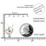 Distance Sunflower Necklace for Women S925 Sterling Silver Heart Necklace,You are My Sunshine Pendant Necklace Jewelry Gifts for Women Mom Wife Distance Sunflower Necklace for Women S925 Sterling Silver Heart Necklace,You are My Sunshine Pendant Necklace Jewelry Gifts for Women Mom Wife