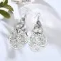 N-A 12 Pairs Drop Dangle Earrings Set for Women Ethnic Boho Hippie Fashion Jewelry funky Vintage Statement Earrings Gift