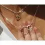 EFYTAL Godmother Gifts From Godchild Sterling Silver Interlocking Circle Necklace Proposal Gift For Girl Baptism EFYTAL Godmother Gifts From Godchild Sterling Silver Interlocking Circle Necklace Proposal Gift For Girl Baptism