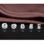 Han han Platinum Plated Men Stud Earrings CZ Diamond Earrings 925 Sterling Silver Stud Earrings for Women Cubic Zirconia Earrings Hypoallergenic Post Earrings for Unisex 2 Carats