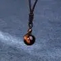 Top Plaza Natural Healing Crystal Stone Pendant Necklace Round Gemstone Beads Pendant Necklaces with Nylon Cord 26 Inch Top Plaza Natural Healing Crystal Stone Pendant Necklace Round Gemstone Beads Pendant Necklaces with Nylon Cord 26 Inch