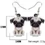 DOWAY Acrylic Siberian Husky/Chihuahua/Beagle/Dachshund/Yorkshire Terrier/Pug Dog Earrings Dangle Drop Fashion Pet Jewelry for Women Girls Kids Charm Gift DOWAY Acrylic Siberian Husky/Chihuahua/Beagle/Dachshund/Yorkshire Terrier/Pug Dog Earrings Dangle Drop Fashion Pet Jewelry for Women Girls Kids Charm Gift