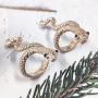 YANCHUN Adjustable Gothic Punk Rock Snake Rings for Women Retro CZ Snake Ring for Girls Halloween Party Jewelry