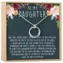 Daughter Necklace: Gift for Daughter, Daughter Jewelry, Mother Daughter, 2 Linked Circles (silver-plated-brass, NA) Daughter Necklace: Gift for Daughter, Daughter Jewelry, Mother Daughter, 2 Linked Circles (silver-plated-brass, NA)